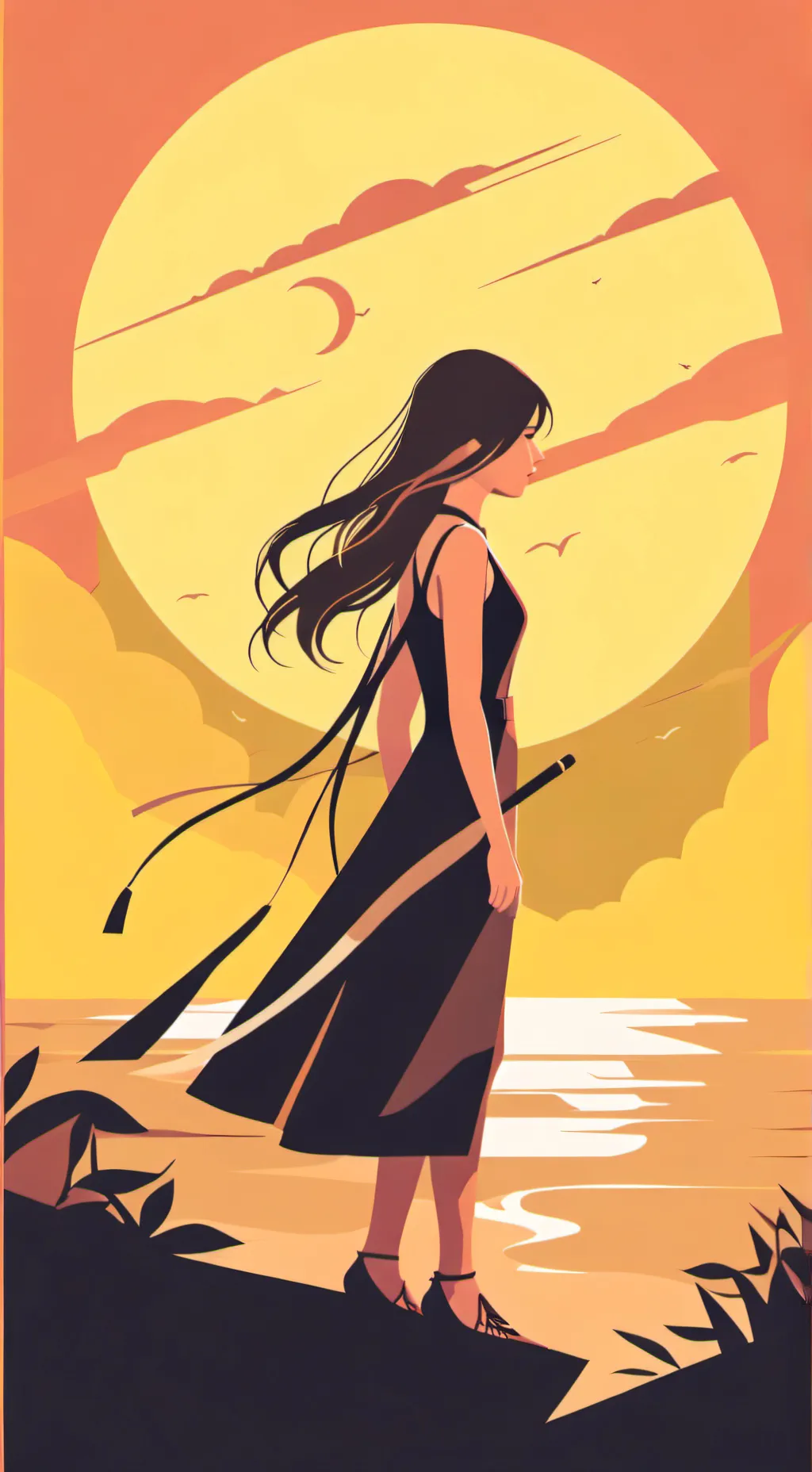 ai character: minsung  background