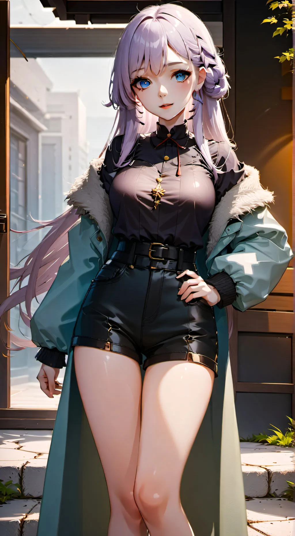 ai character: Crystal background