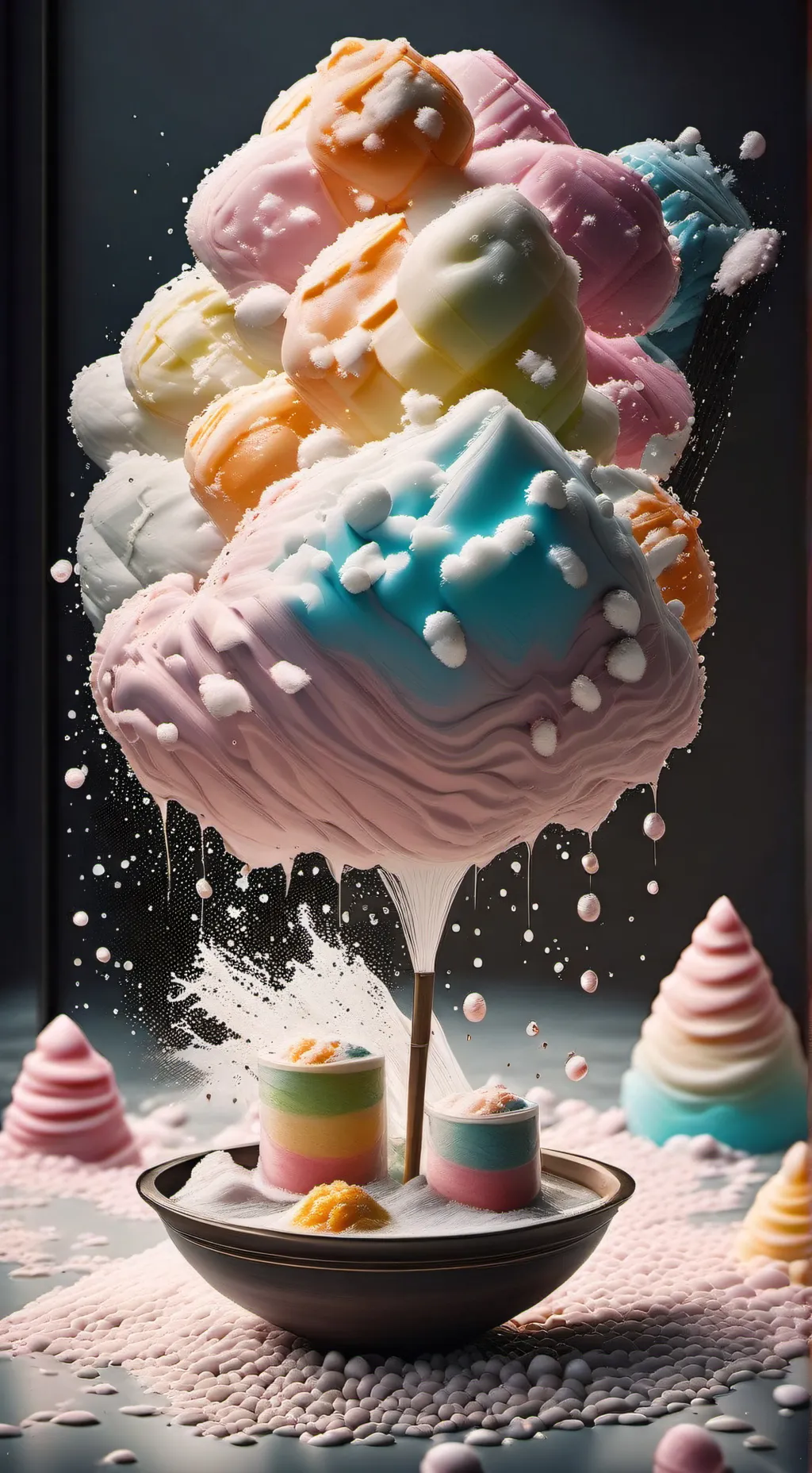 ai character: Confettibuiler background