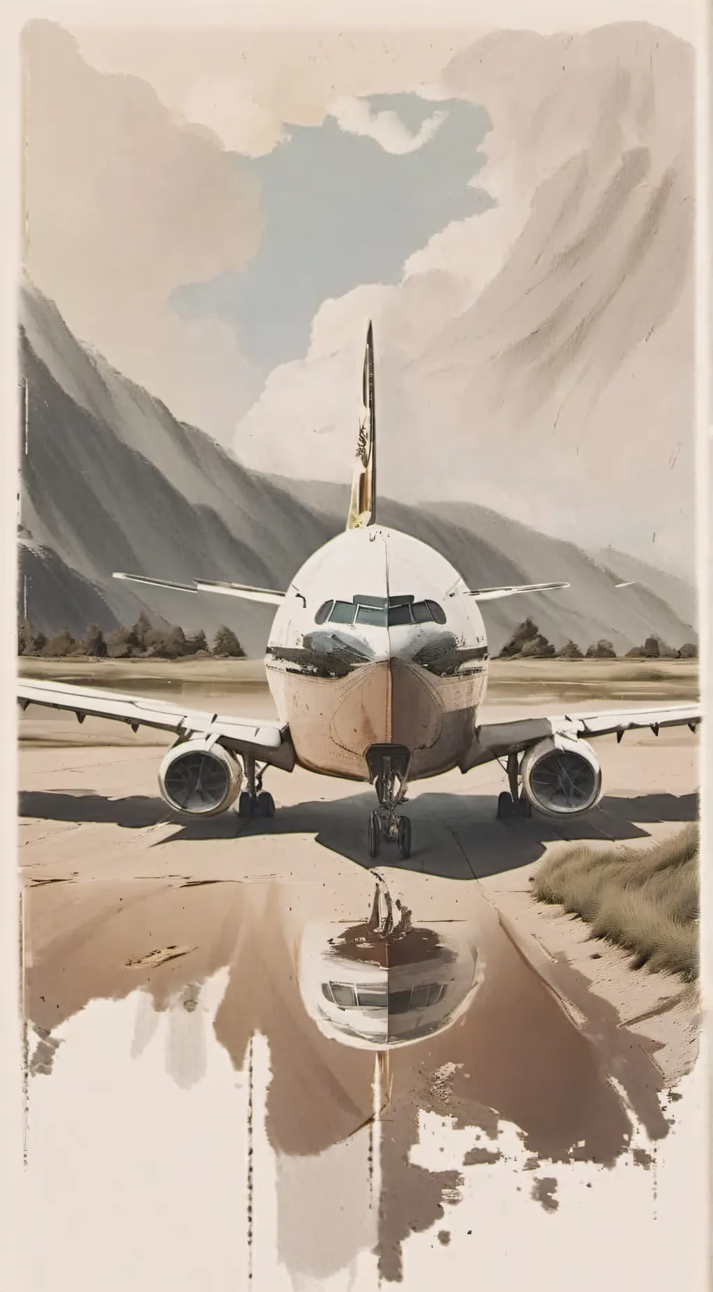 ai character: family flight background