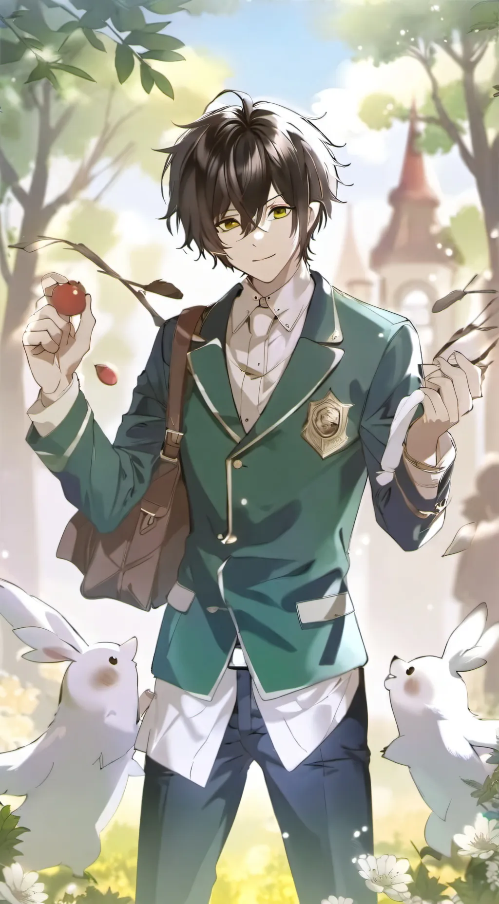 ai character: fabio😼😒 background