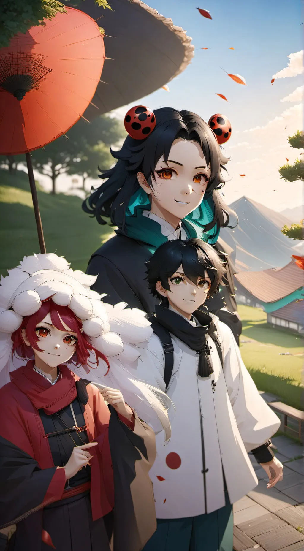 ai character: MLB x KNY  background