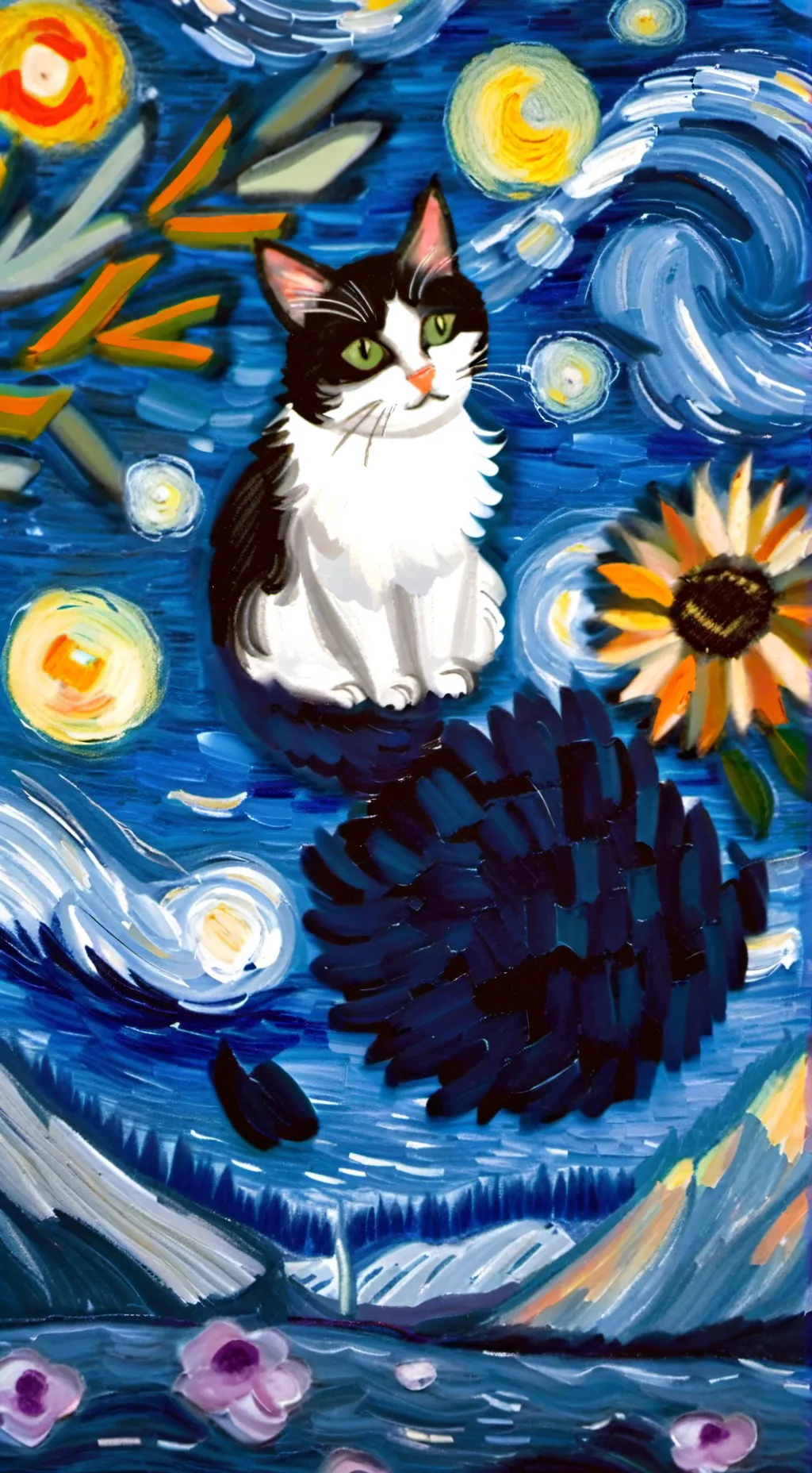 ai character: Dw but hate u background