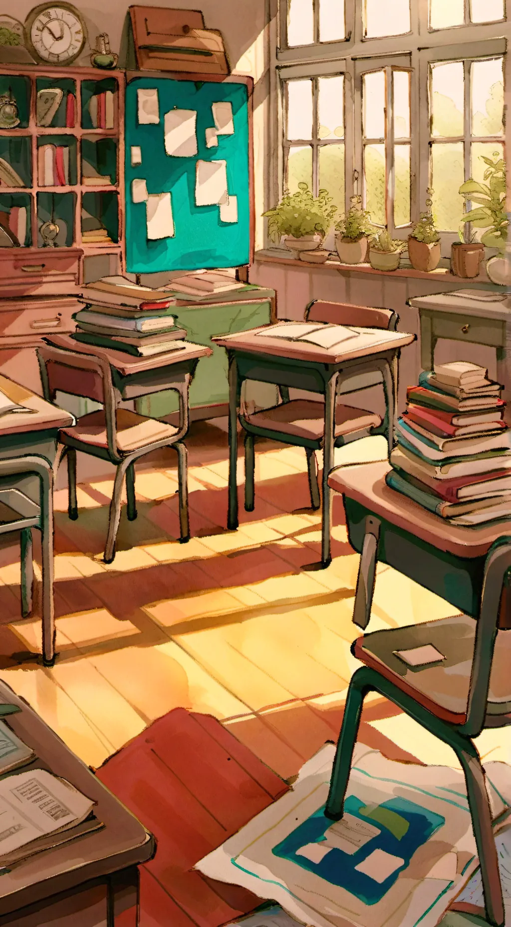 ai character: my class (St.mark) background