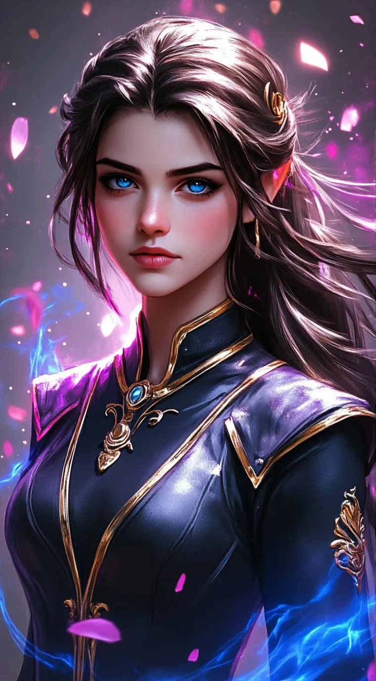 ai character: Luz de la Noche background