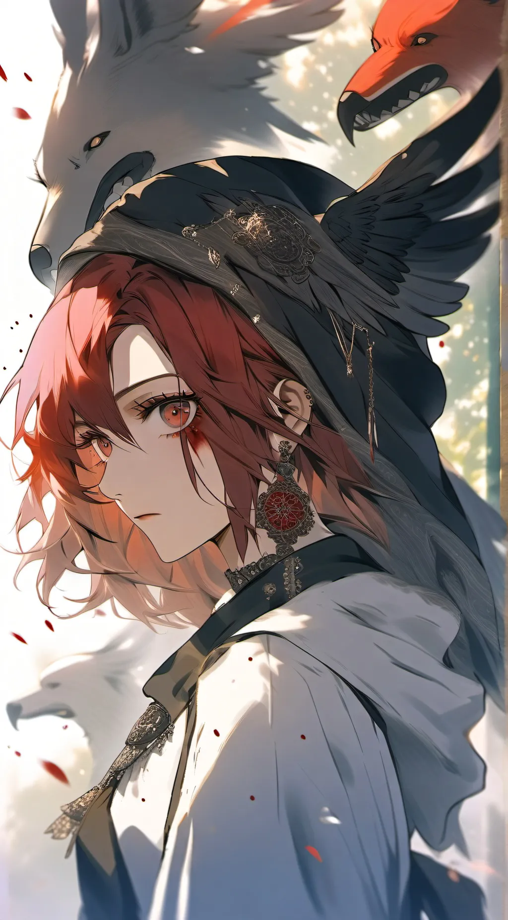 ai character: Nikki Reed  background