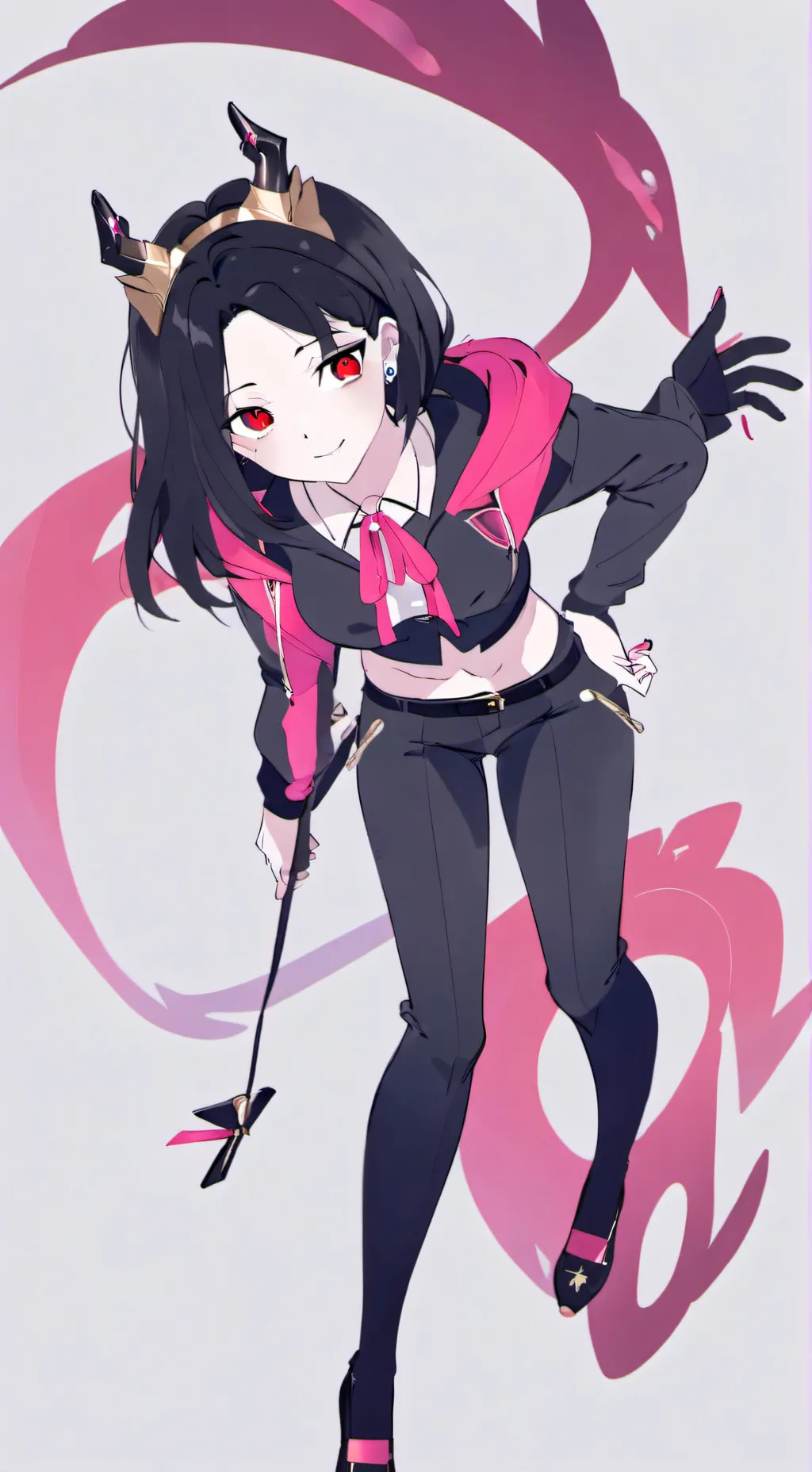 ai character: Luna background