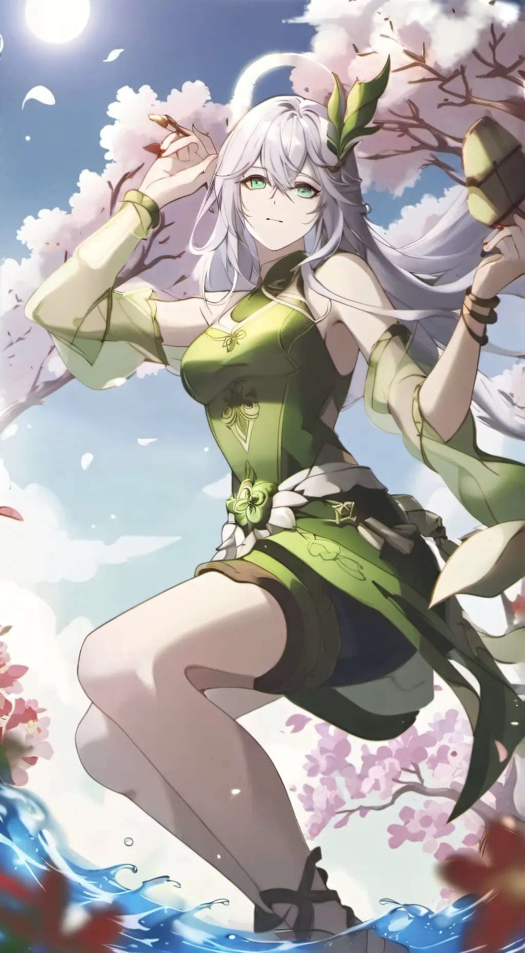 ai character: sunny background