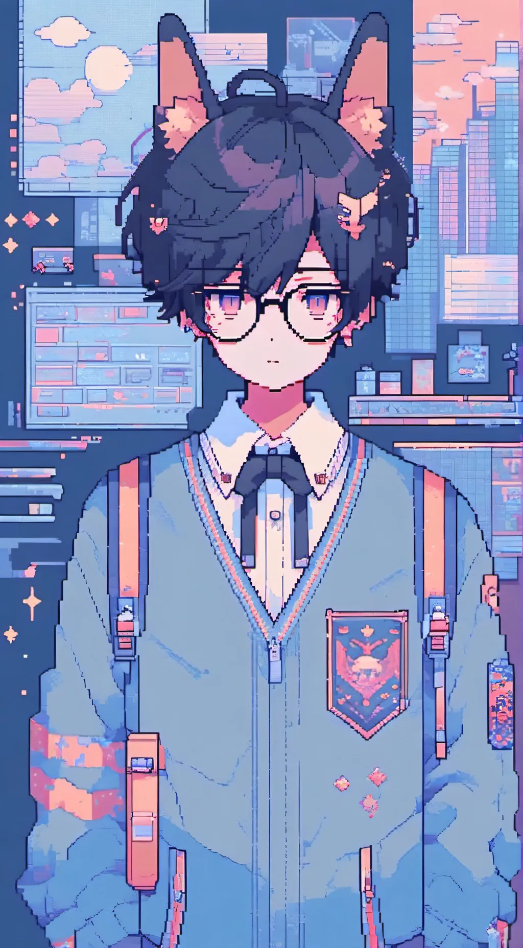 ai character: Simon Summers  background