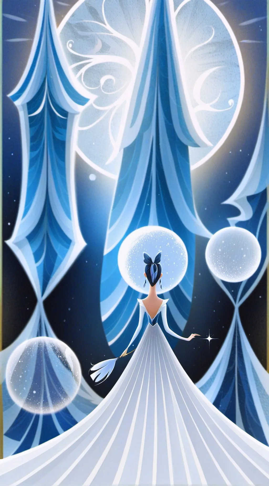 ai character: fée de la forêt  background