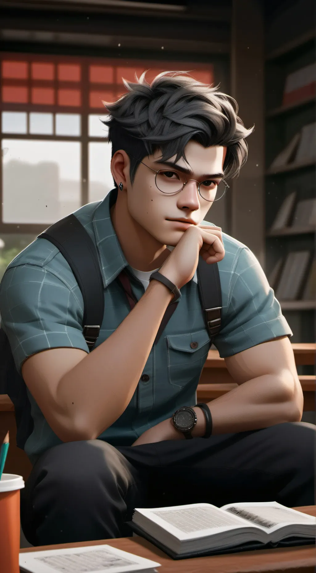 ai character: Angelo background