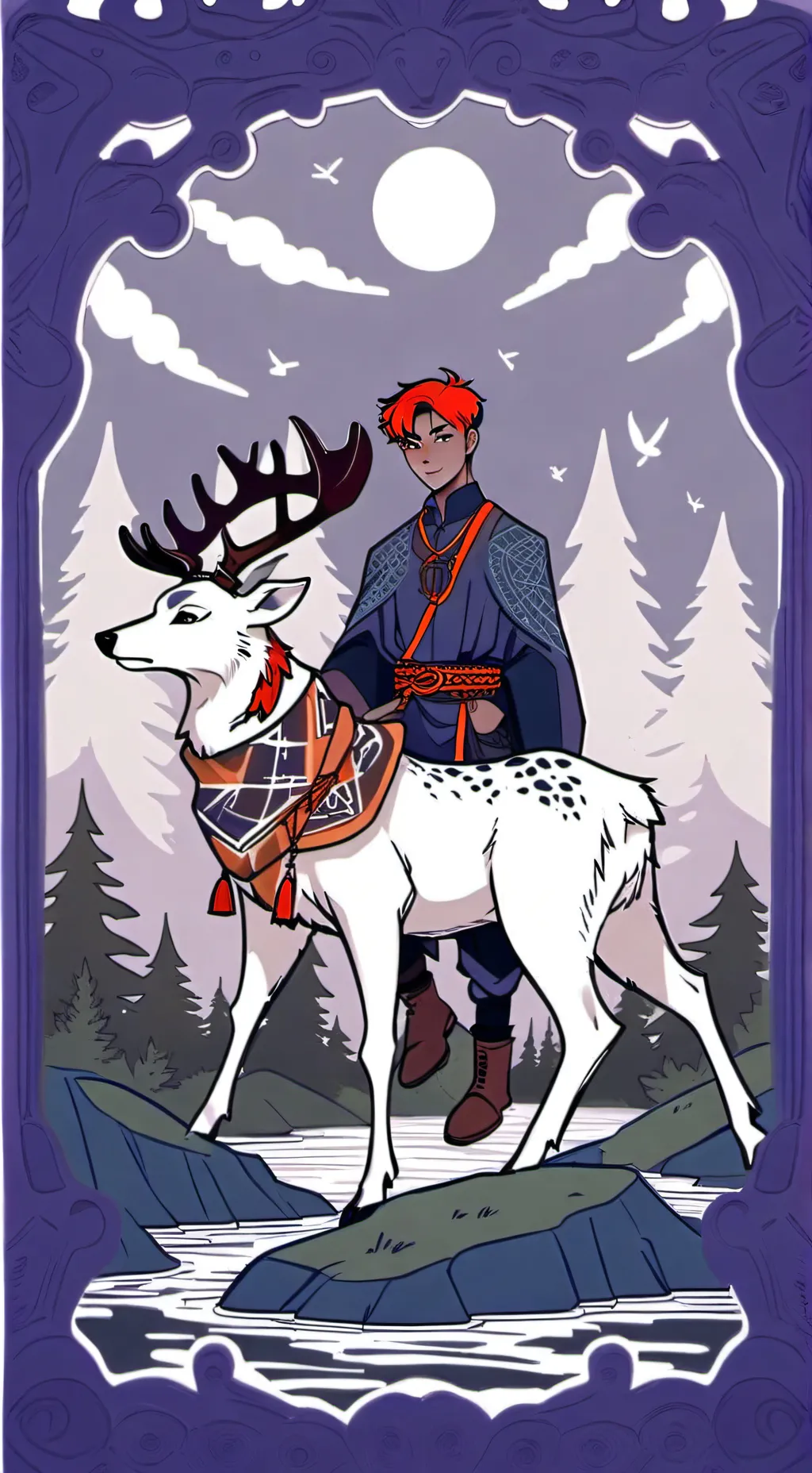 ai character: Kustard family  background