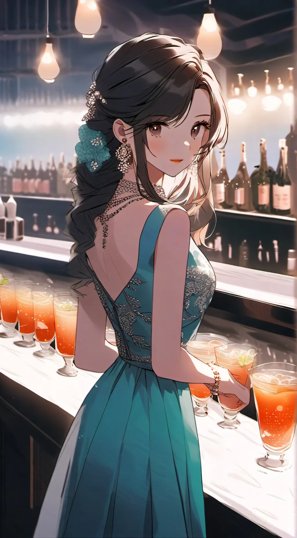 ai character: Blind date  background