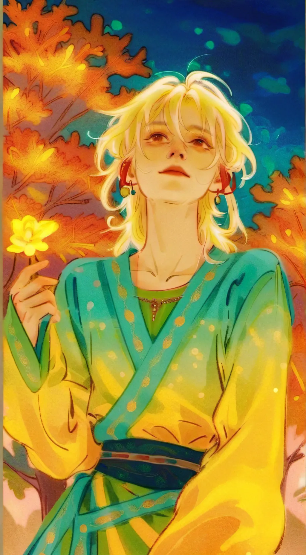 ai character: 池清 background