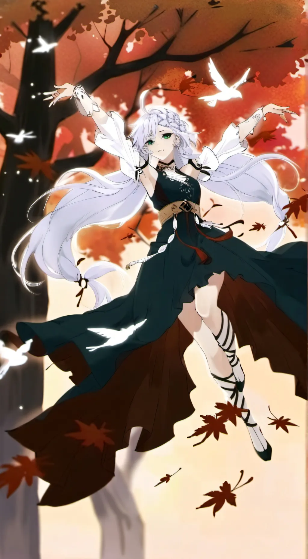 ai character: Diosa del viento background