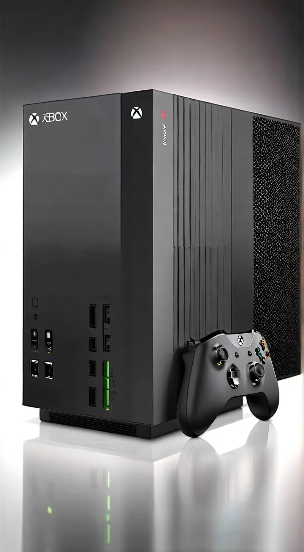 ai character: XBOX SERIES X background