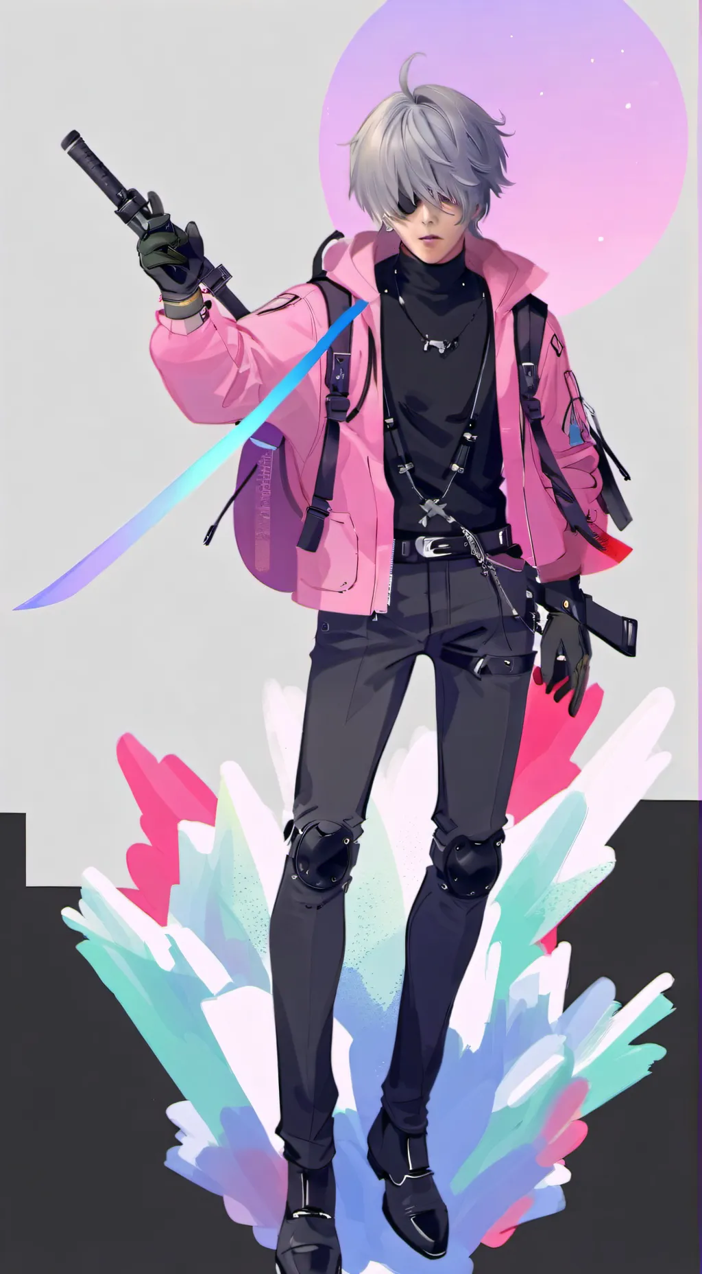 ai character: qhat happened background