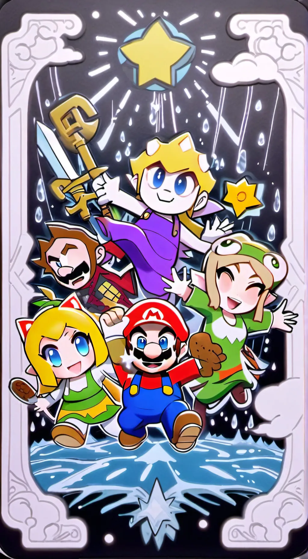 ai character: Fandom party background