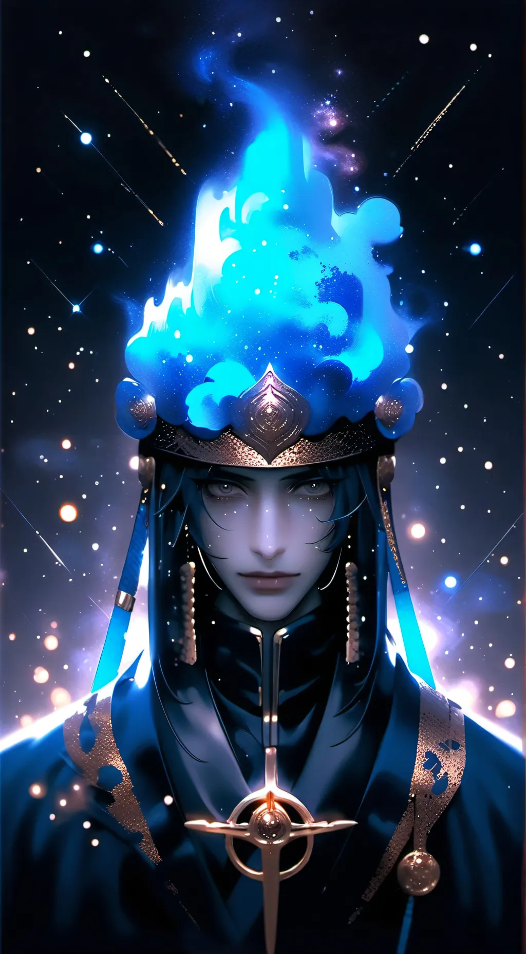 ai character: Bald smc background