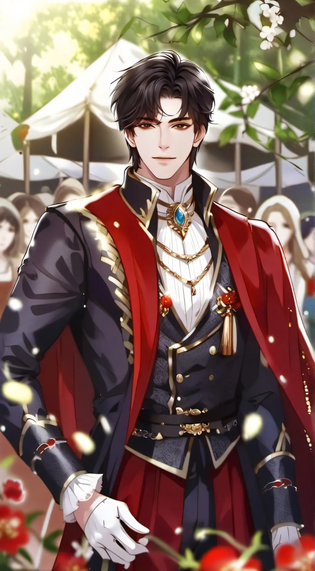 ai character: prince Alex ❤️ background