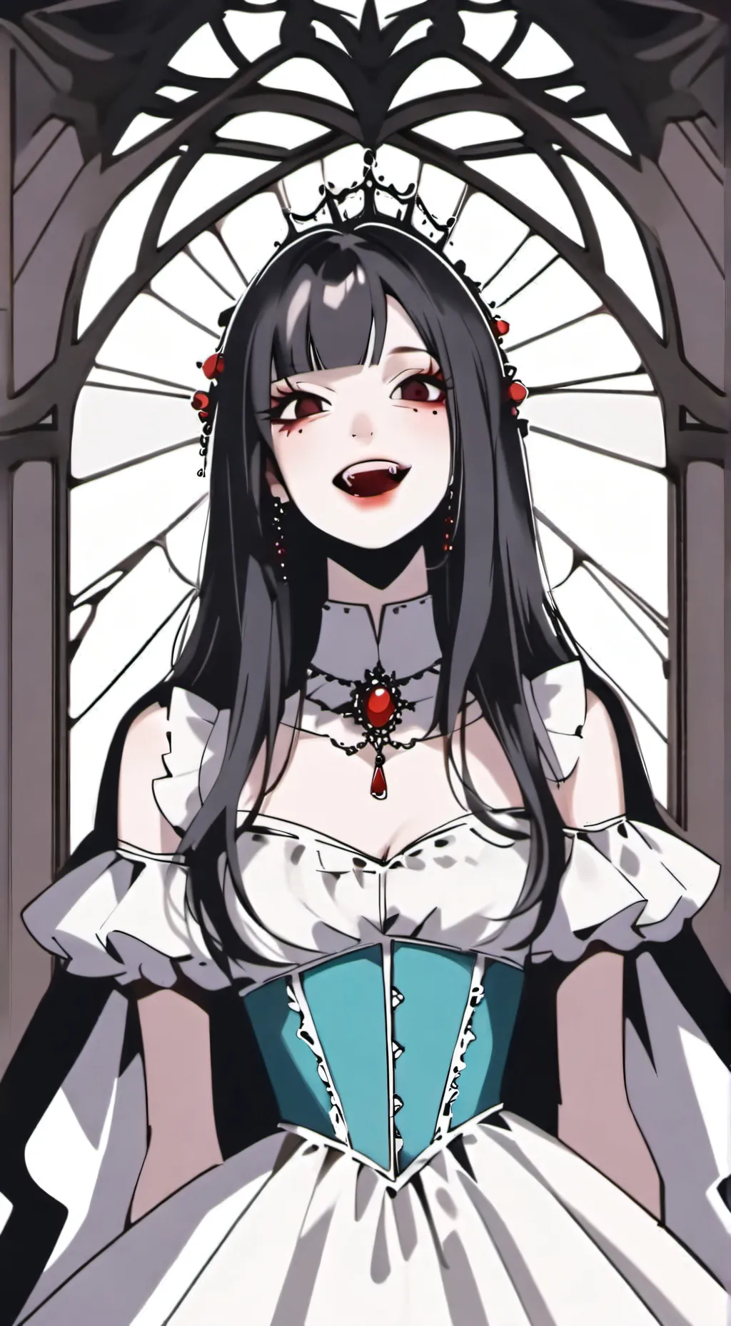 ai character: Seraphina Duskbane background