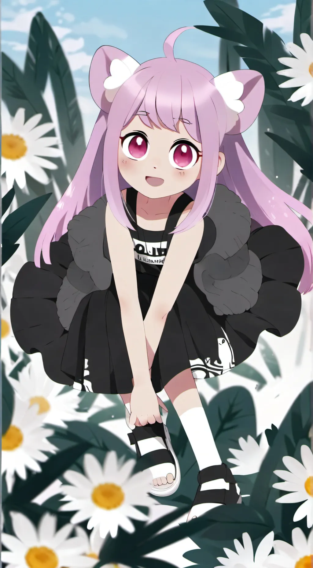 ai character: QnA With Sprunki background