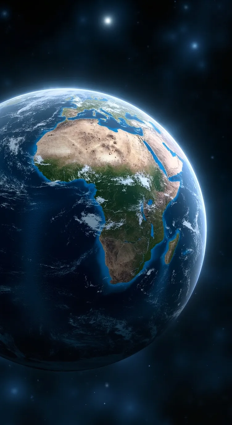 ai character: New continent  background