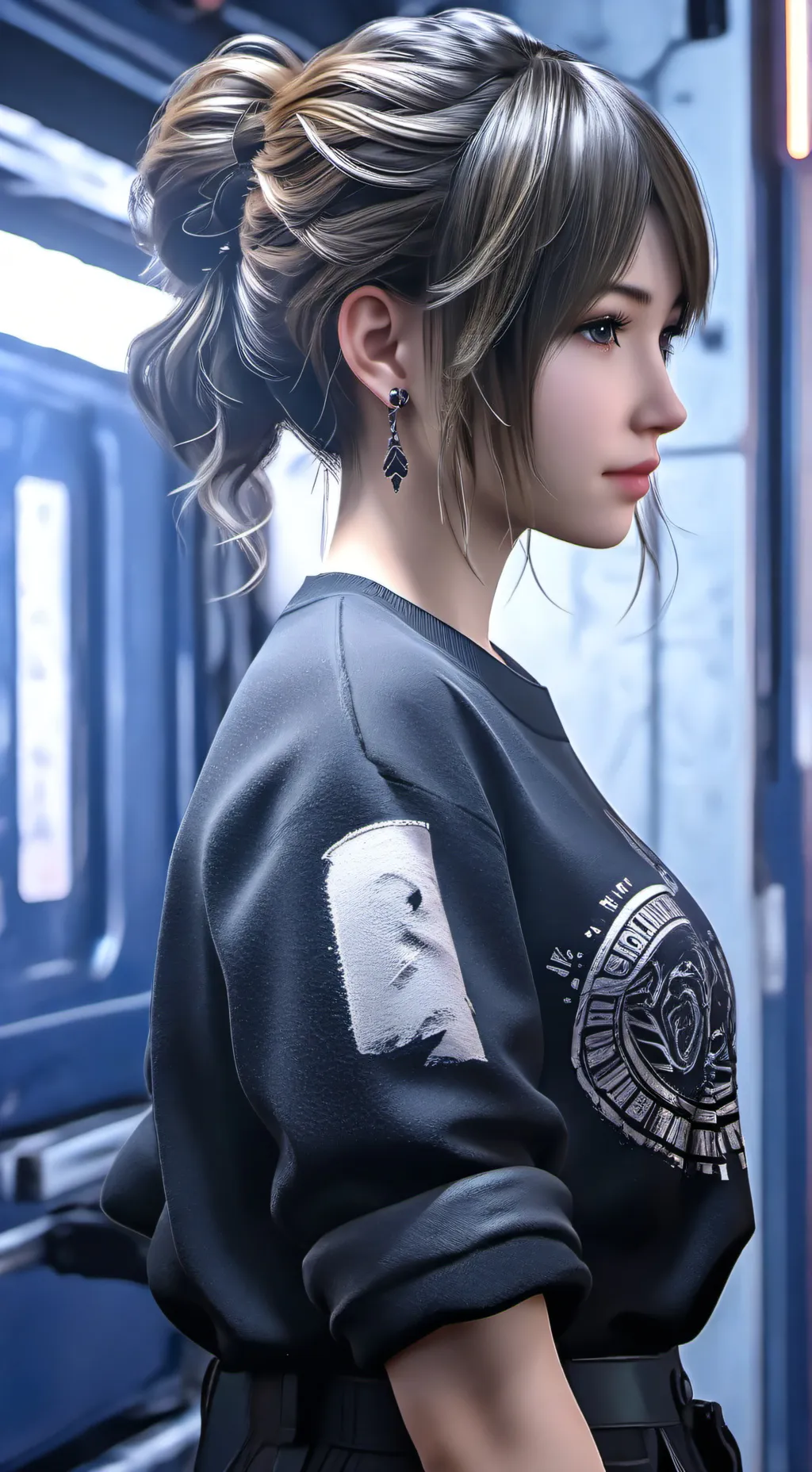 ai character: Zoey background