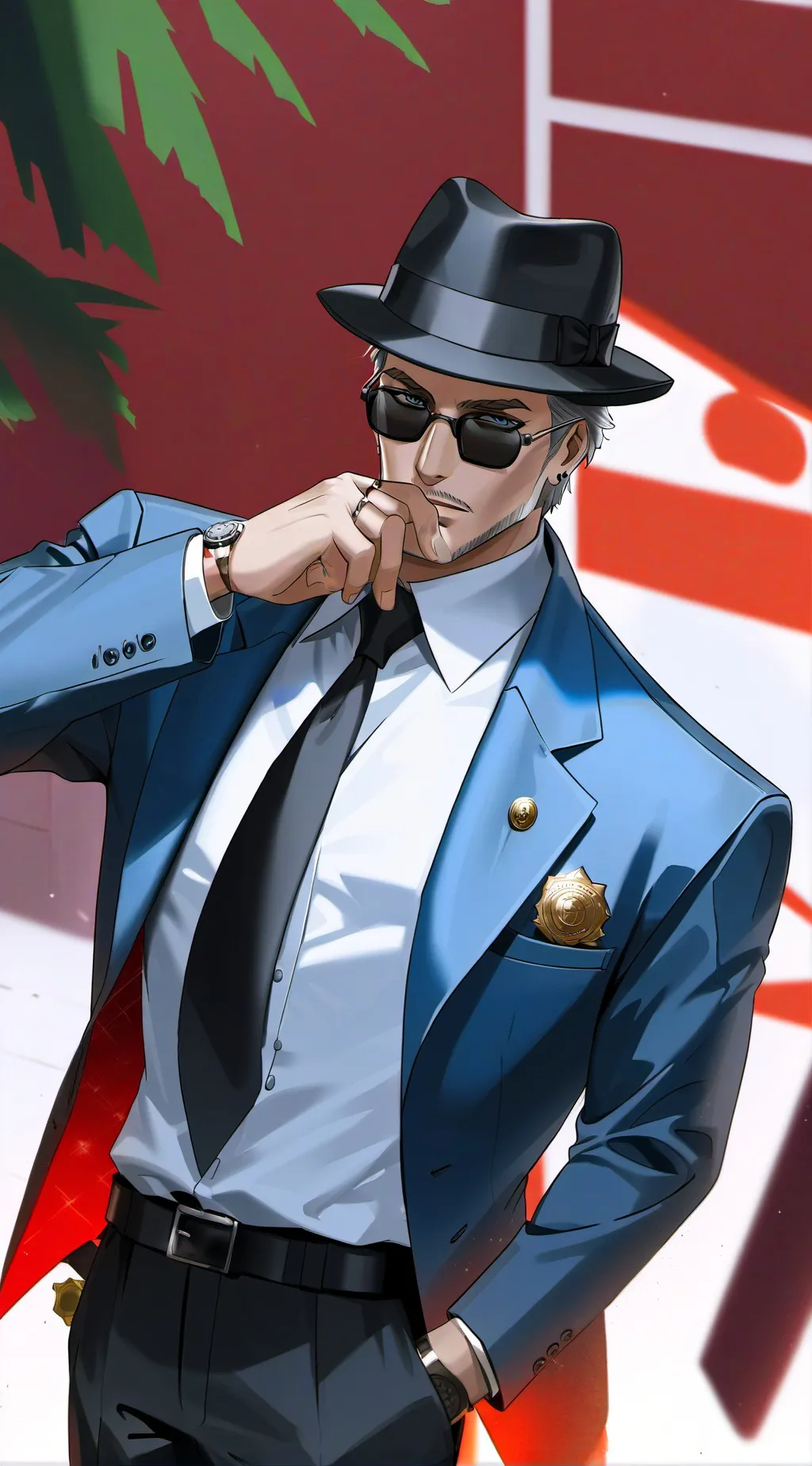 ai character: Mafia boss background