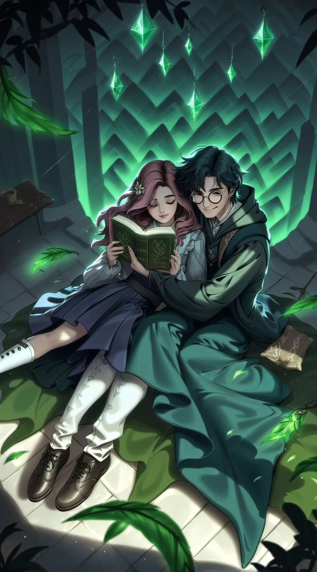 ai character: Harry Potter  background