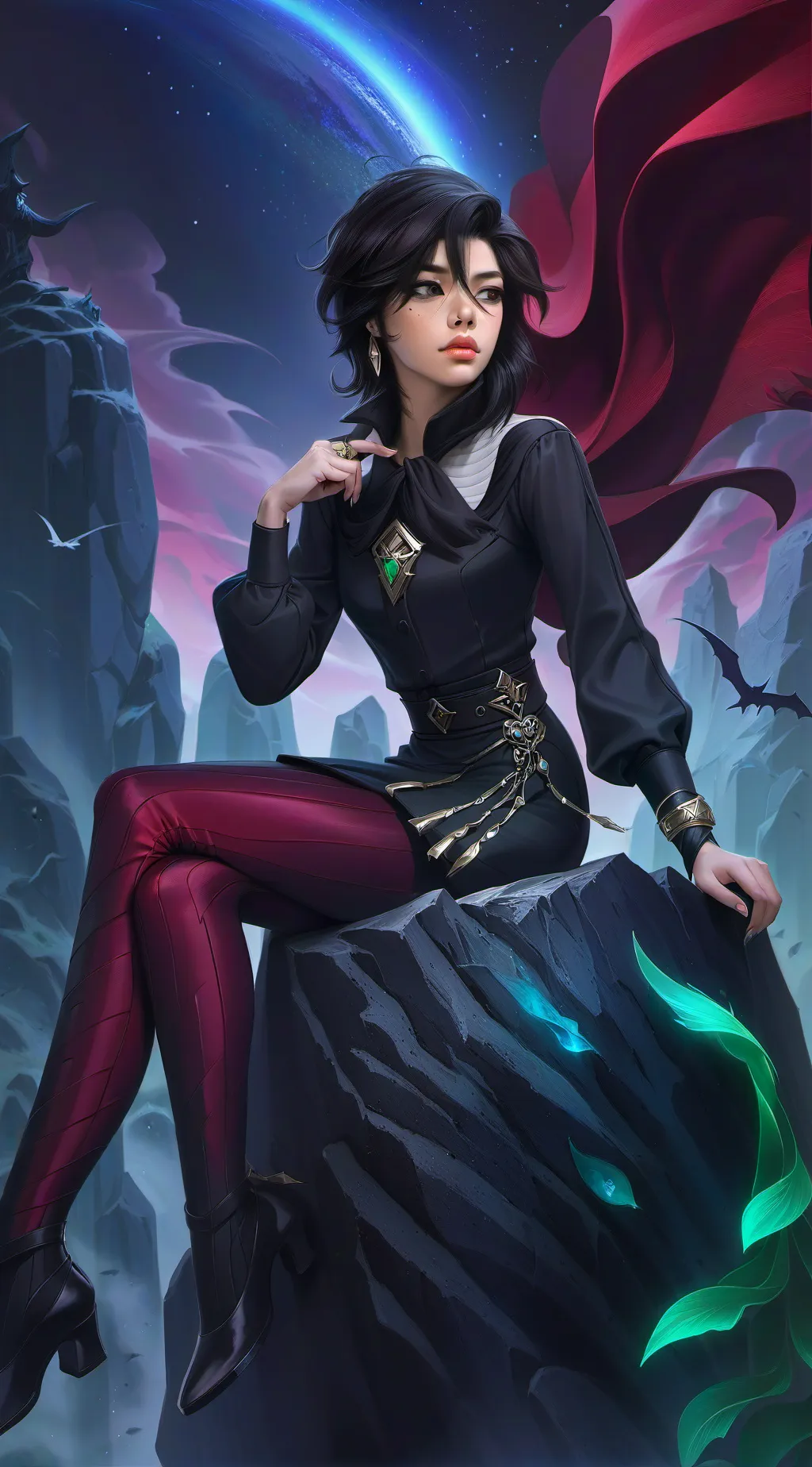 ai character: Evelyn background