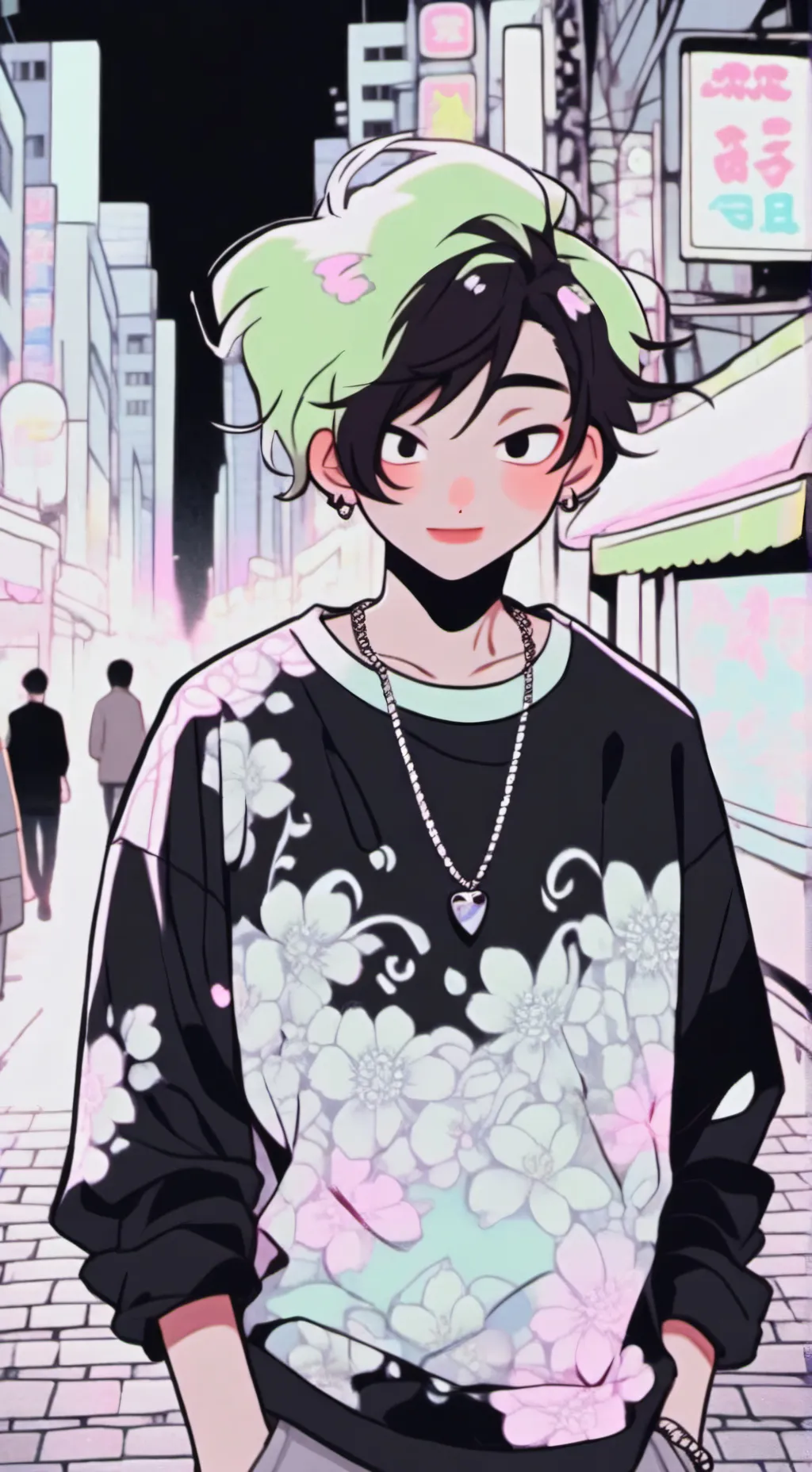 ai character: 🌹 KEN SATO 🩸 background