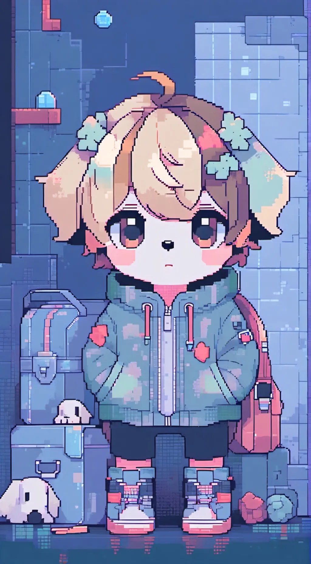 ai character: MHA CHEATER background