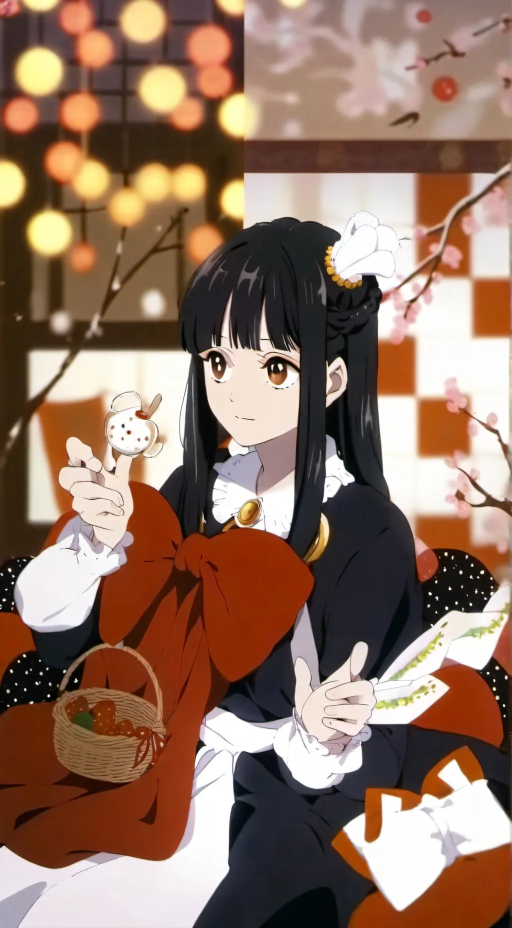 ai character: mha girl cat call2 background