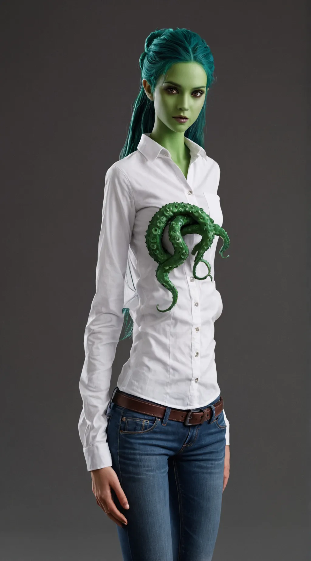 ai character: Dr. Squidrina background