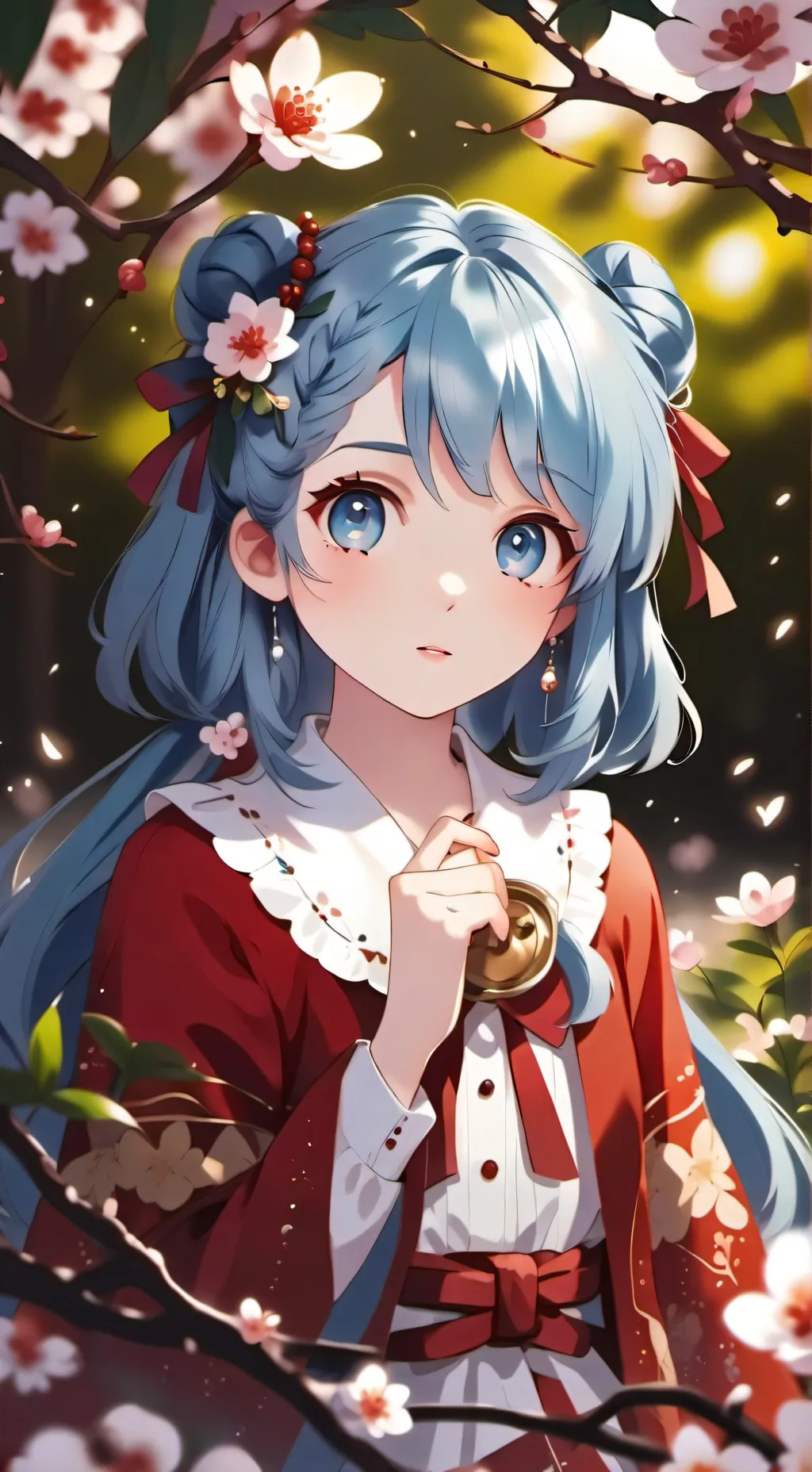 ai character: Rose background