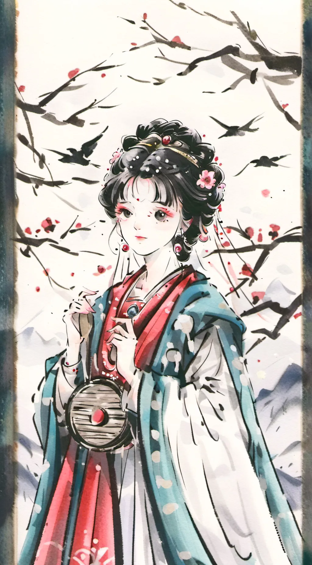 ai character: luna background