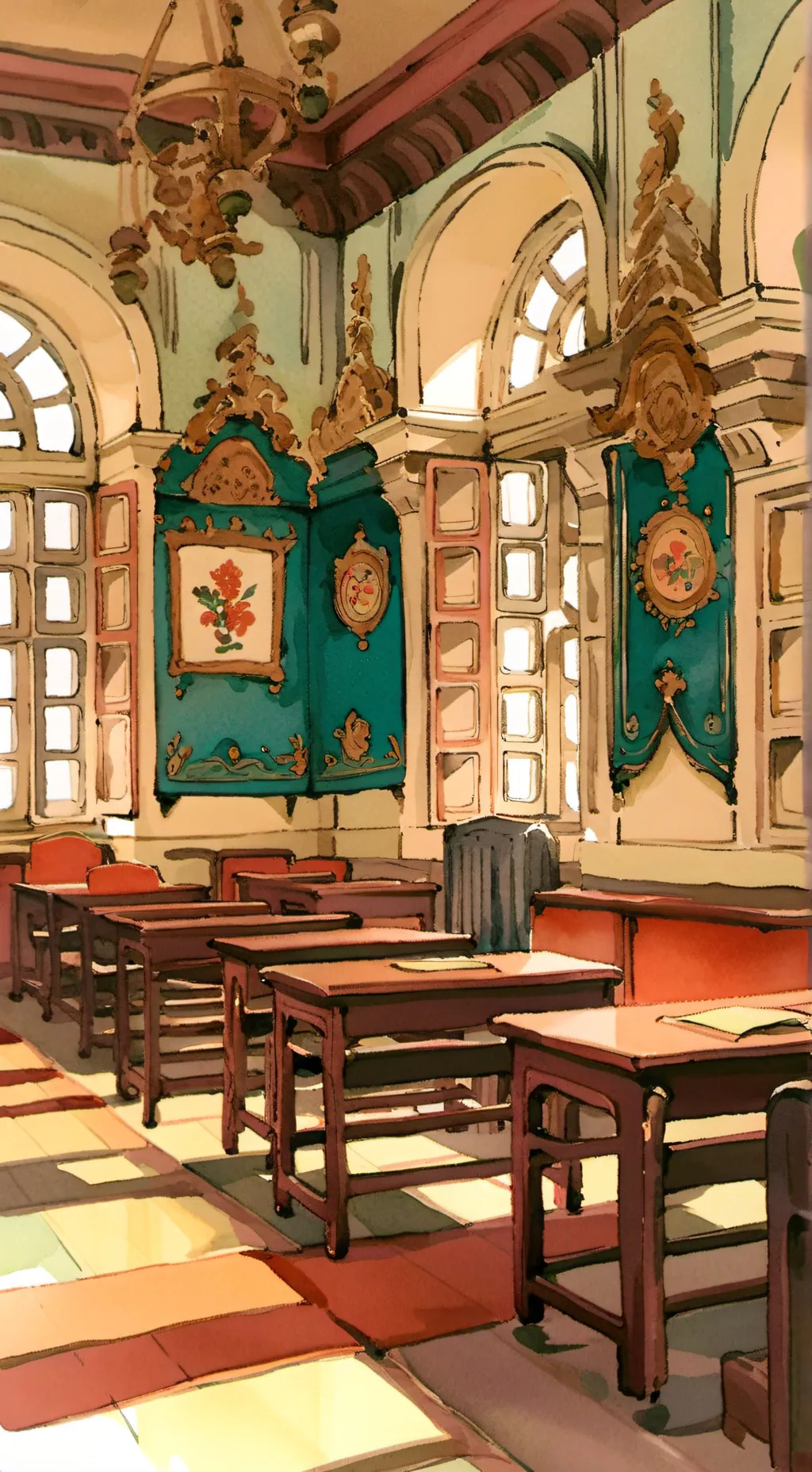 ai character: FPE science AU 1v7 background