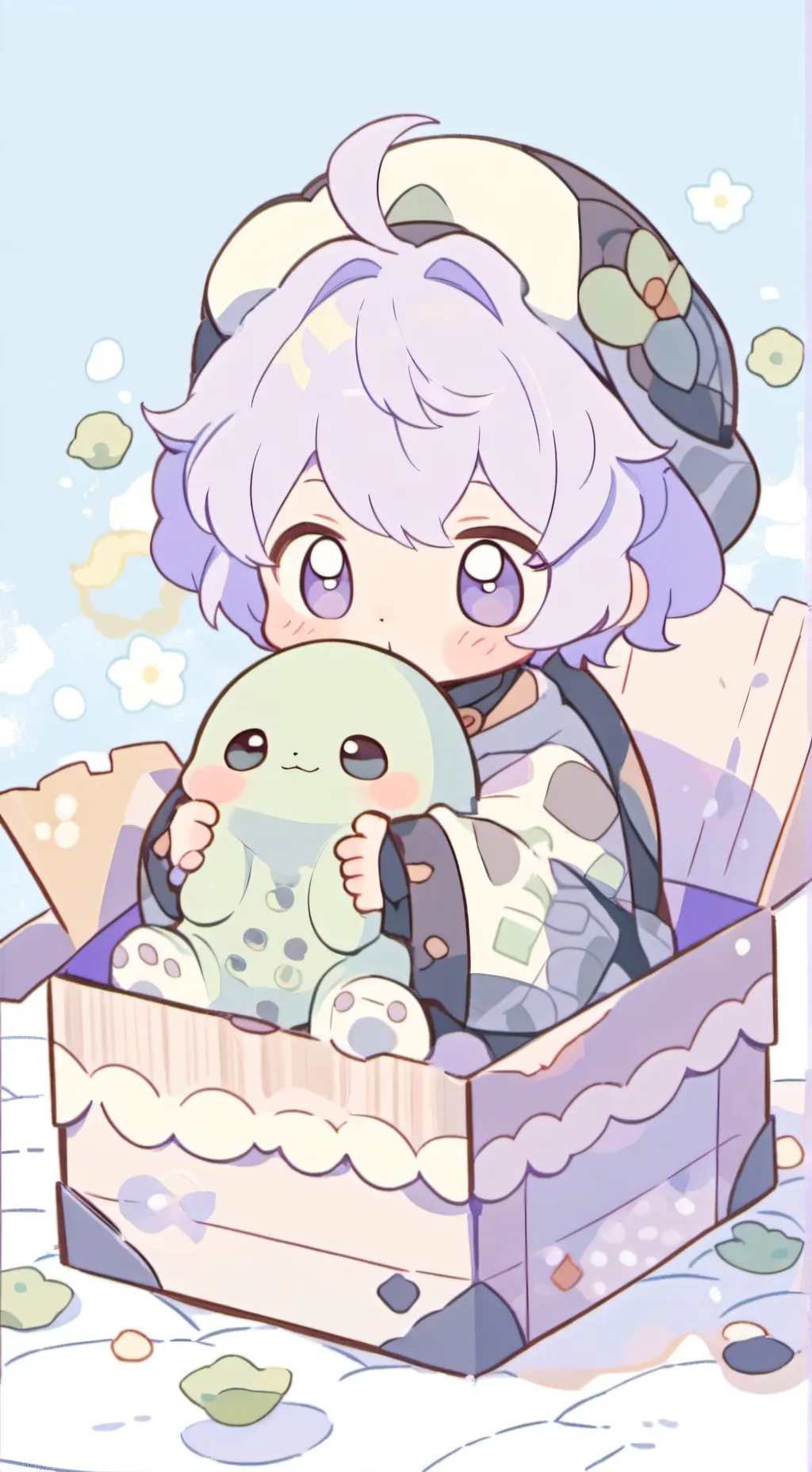 ai character: Baby Boba background