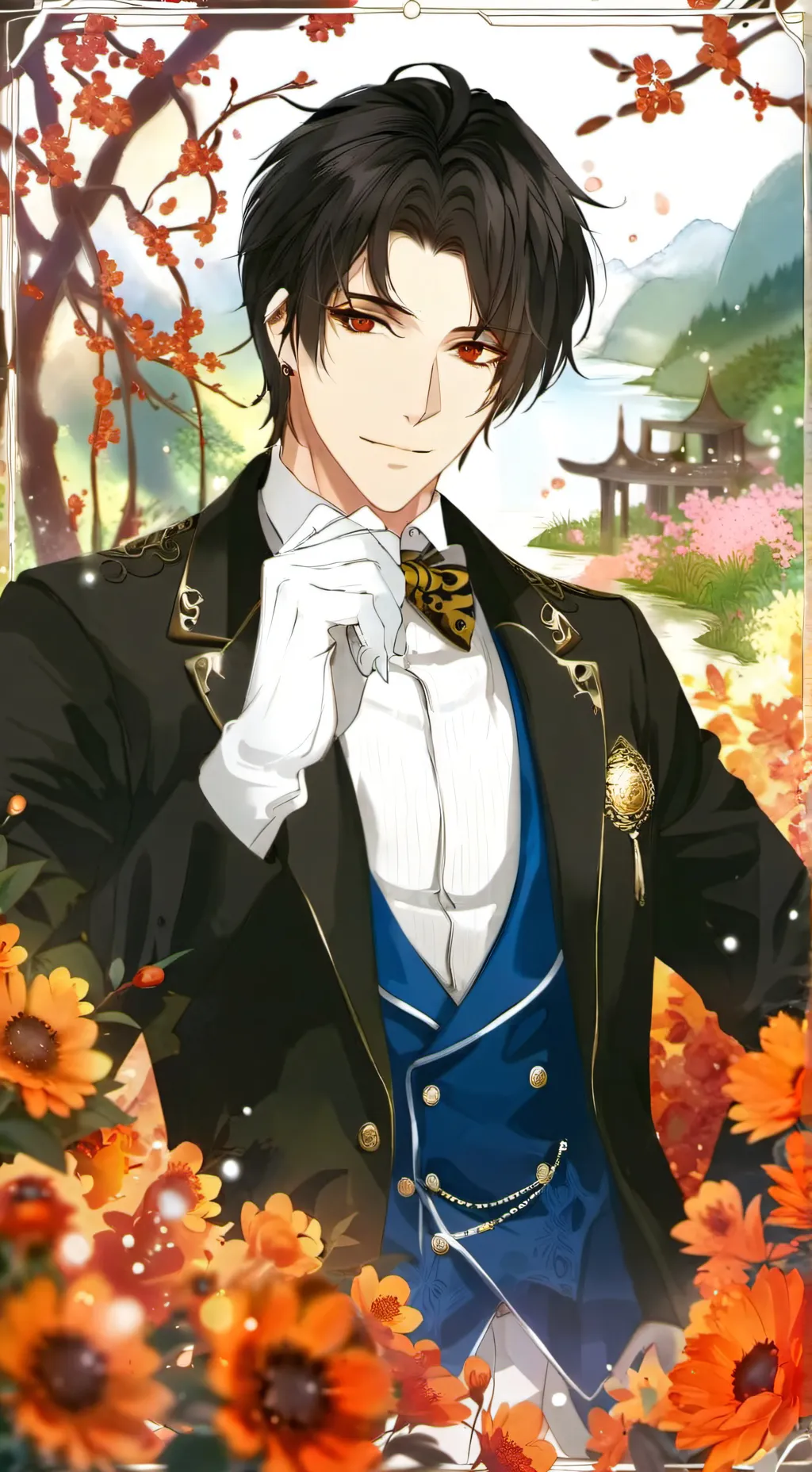 ai character: Коши background