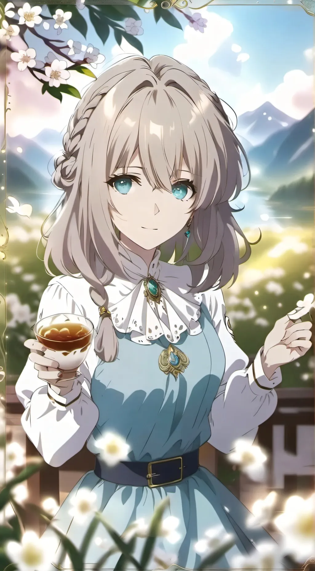 ai character: Нина background