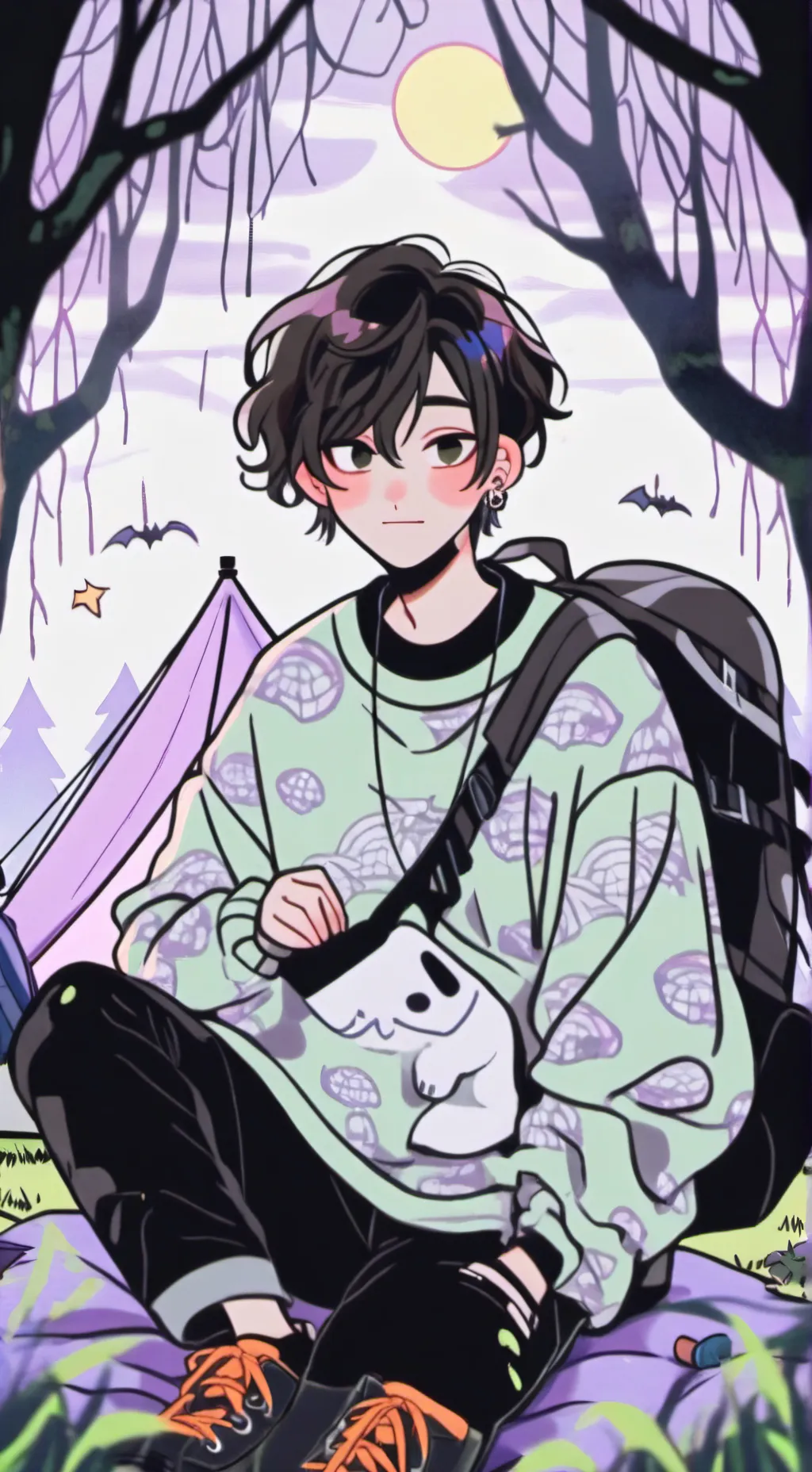 ai character: 🌹 KEN SATO 🩸 background