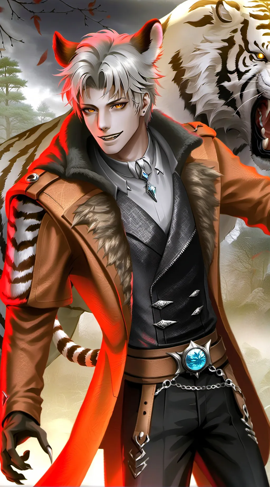 ai character: Monstalive-Kaizer  background