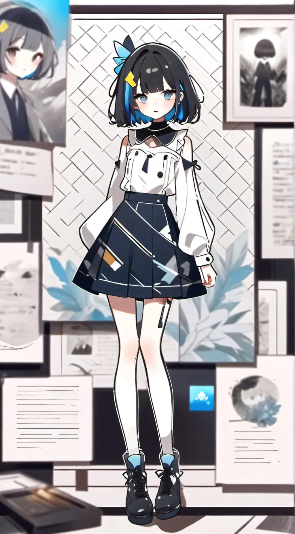 ai character: MHA Villain OC 6 background