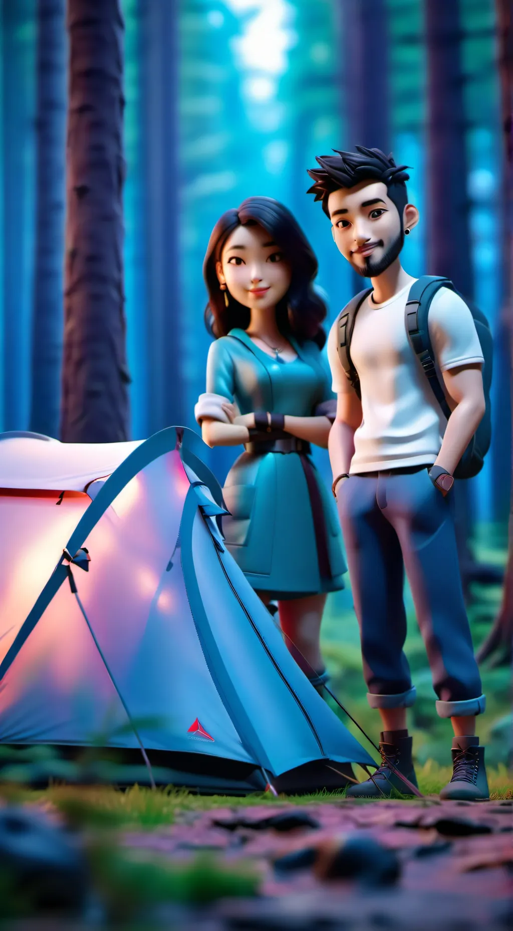 ai character: wof TF 7-Q-Scarlet background