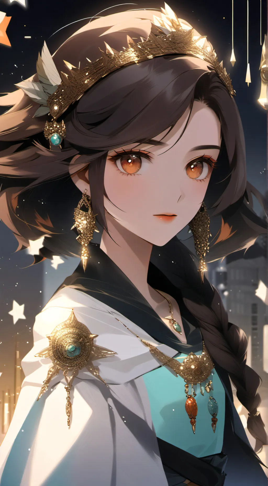 ai character: luna background