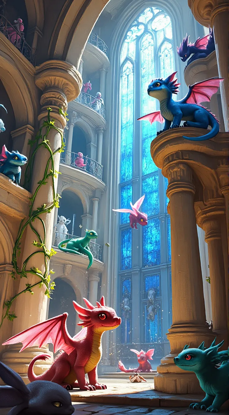 ai character: Dragon Nursery🐣 background