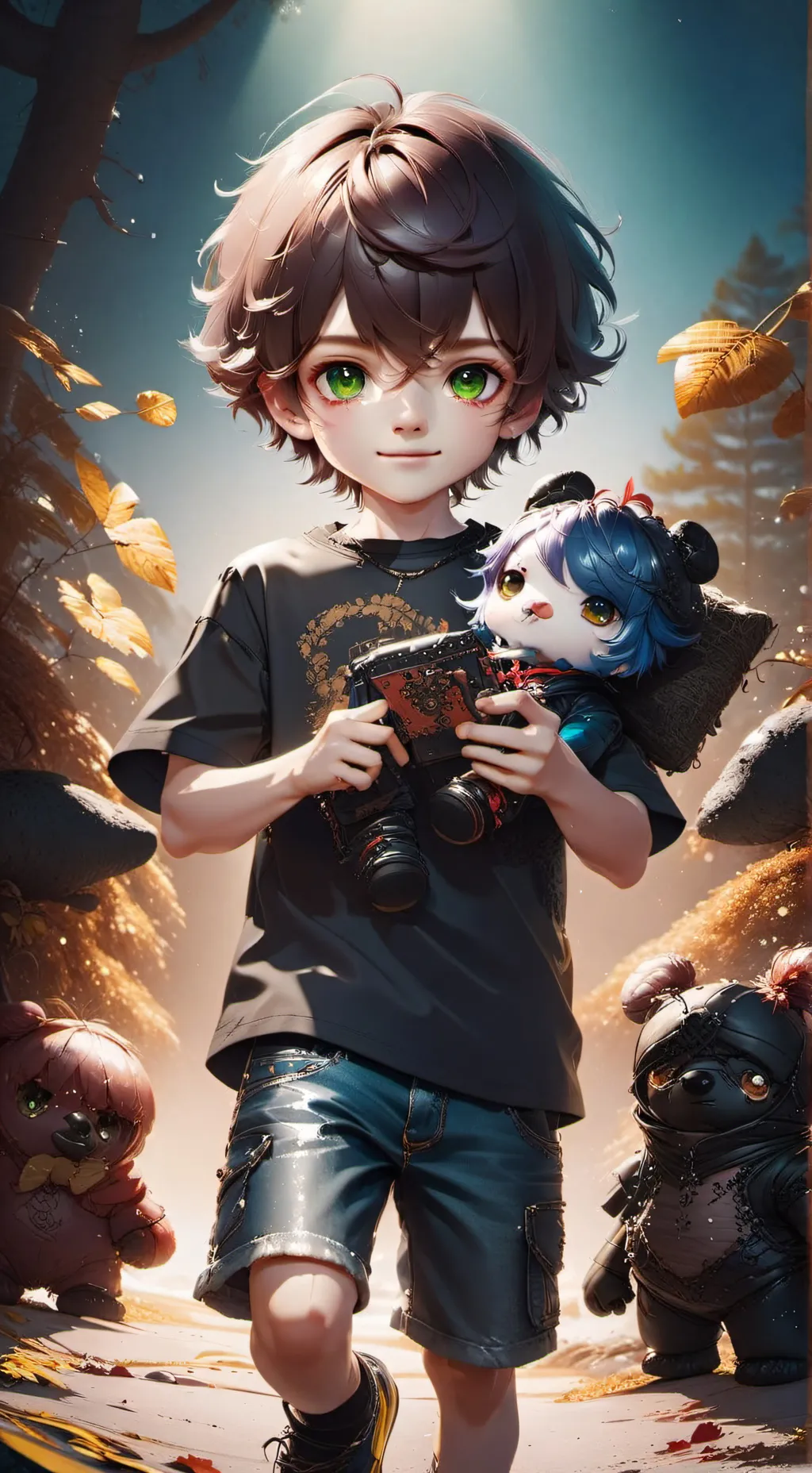 ai character: Evan Afton background