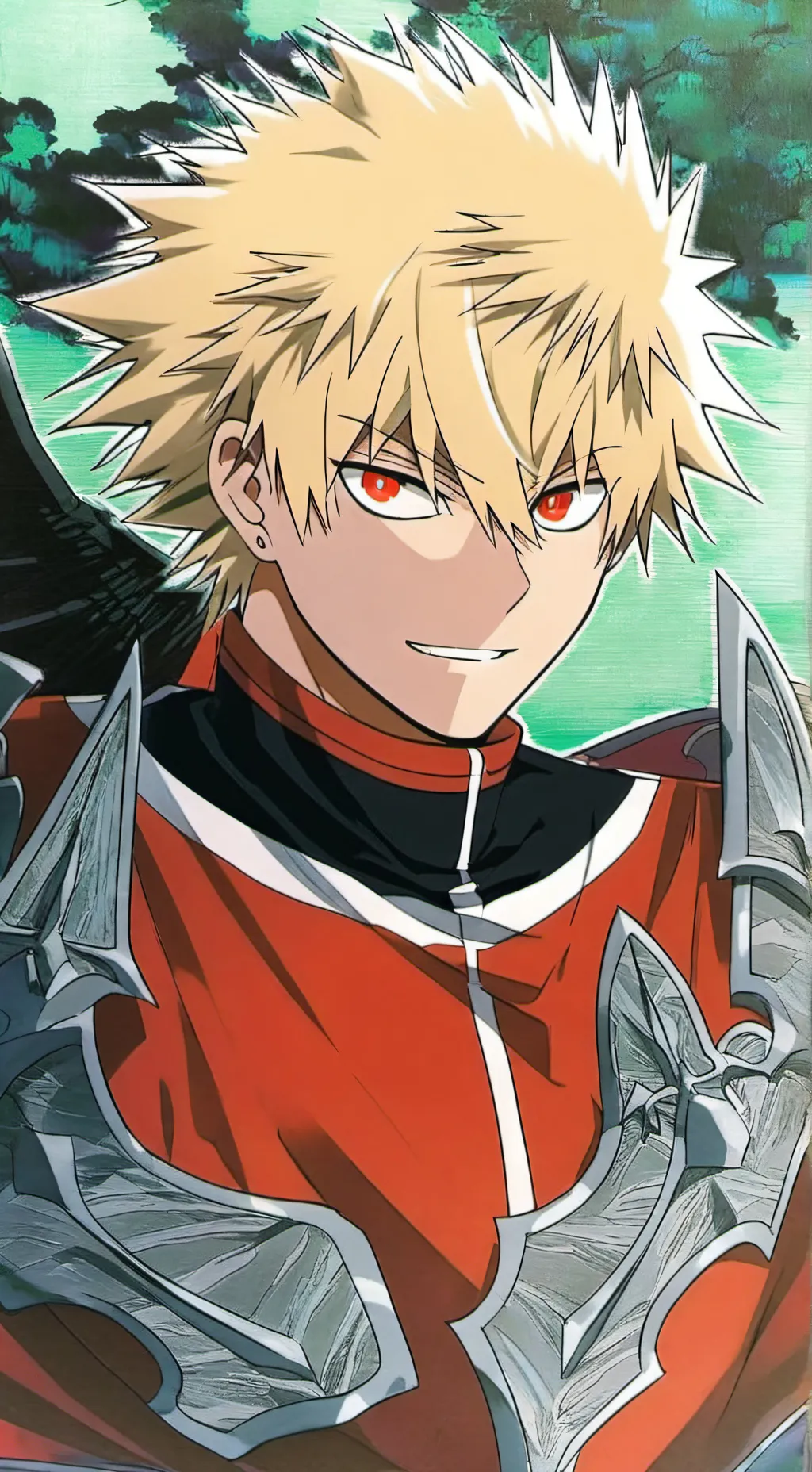 ai character: Katsuki Bakugo background