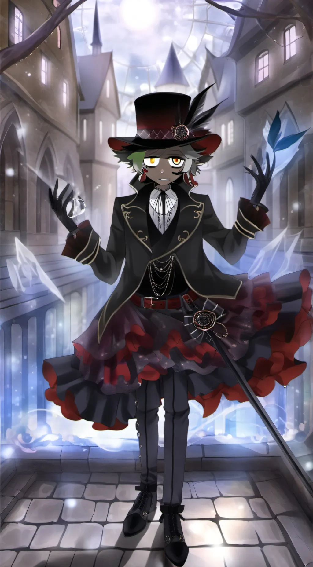 ai character: beso de tres 🥺🔥 background